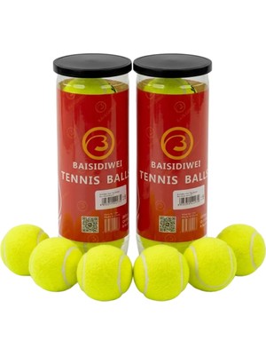 Zero Land Cosmotex 6’lı Tenis Topu Seti Antrenman ve Günlük Kullanım Için Uygun