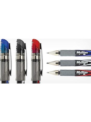 FourForce My Sıgn Jel Roller Imza Kalemi Mavi 1 mm (6030)12 Li