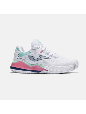 Joma Spin 2602 Kadın Tenis Ayakkabısı Beyaz TSPILS2602OM
