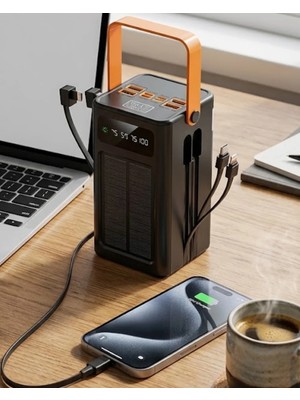 Zero Land Cosmotex Güneş Li Taşınabilir Powerbank Yüksek Kapasiteli Hızlı Şarj Özellikli