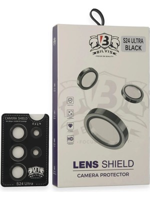 Durukar®  Samsung Galaxy S24 Ultra Bilvis Titan Kamera Lens - Siyah