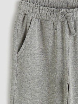 LC Waikiki Gri Beli Lastikli Erkek Çocuk Jogger Eşofman Altı