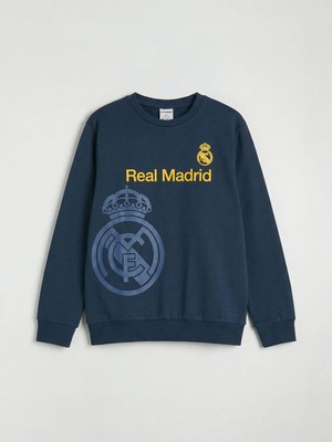 LC Waikiki Lacivert Real Madrid Baskılı Erkek Çocuk Eşofman Takımı