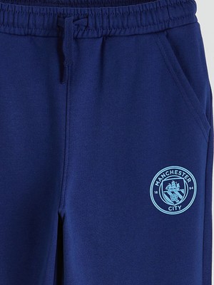 LC Waikiki Lacivert Manchester City Baskılı Erkek Çocuk Eşofman Takımı