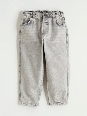 LC Waikiki Gri Baggy Fit Erkek Çocuk Jean Pantolon