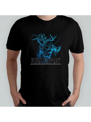 Pixxa Final Fantasy Unisex %100 Pamuklu Bisiklet Yaka T-Shirt