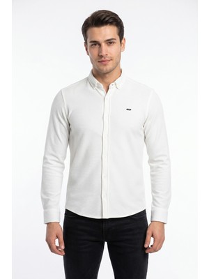 Erkek Spor Slim Fitt Uzun Kol  Gömlek BGL-ST05439