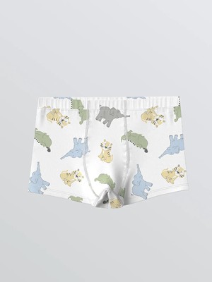 LC Waikiki Ekru Baskılı Erkek Çocuk Boxer