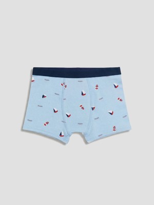 LC Waikiki Mavi Erkek Çocuk 3'lü Boxer