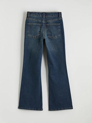 LC Waikiki Indigo Flare Kadın Jean Pantolon