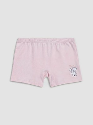 LC Waikiki Pembe Kız Çocuk Baskılı Boxer 5'li