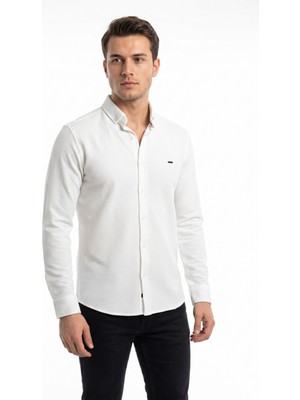 Erkek Spor Slim Fitt Uzun Kol  Gömlek BGL-ST05440