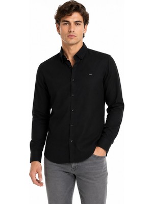 Erkek Spor Slim Fitt Uzun Kol  Gömlek BGL-ST05438