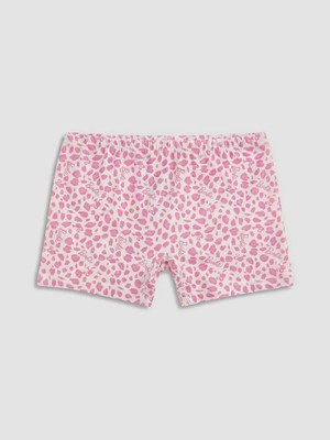 LC Waikiki Pembe Baskılı Kız Çocuk Boxer