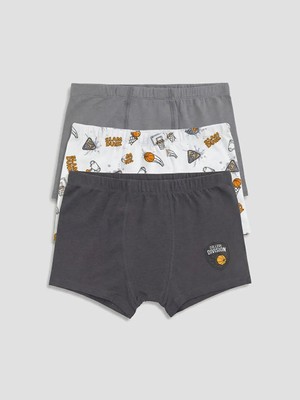 LC Waikiki Beyaz Erkek Çocuk 3'lü Boxer