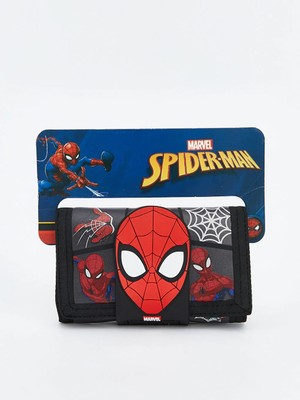 LC Waikiki Karışık Spider-Man Baskılı Cırt Cırtlı Erkek Çocuk Cüzdan