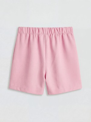 LC Waikiki Pembe Kız Çocuk A Kesim Şort Etek