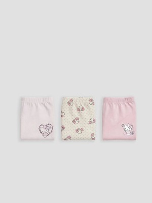 LC Waikiki Sarı Kız Çocuk Hello Kitty Baskılı Boxer 3'lü