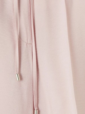 LC Waikiki Pembe Beli Lastikli Havuç Kesim Kadın Pantolon