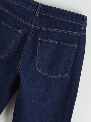 LC Waikiki Indigo Wideleg Kadın Jean Pantolon