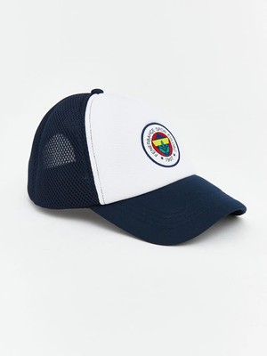 LC Waikiki Beyaz Fenerbahçe Nakışlı Erkek Çocuk Kep Şapka