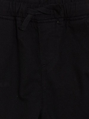 LC Waikiki Siyah Beli Lastikli Erkek Çocuk Gabardin Şort