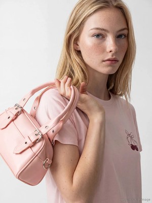 LC Waikiki Pembe Deri Görünümlü Kadın Omuz Çantası