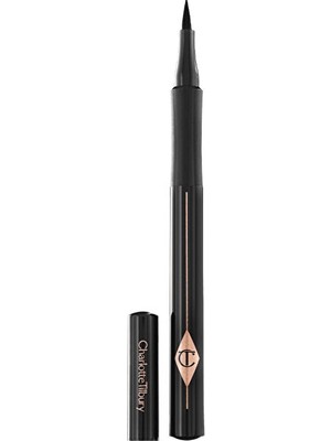 Charlotte Tilbury The Feline Flick Eyeliner Panther – Siyah Likit Eyeliner, Keskin Çizgi & Kedi Gözü Etkisi