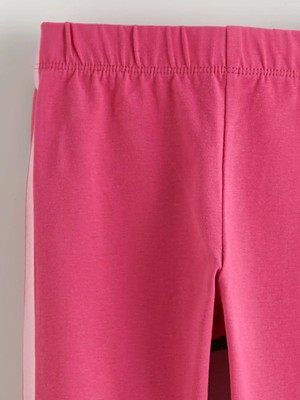 LC Waikiki Pembe Şerit Detaylı Kız Çocuk Tayt