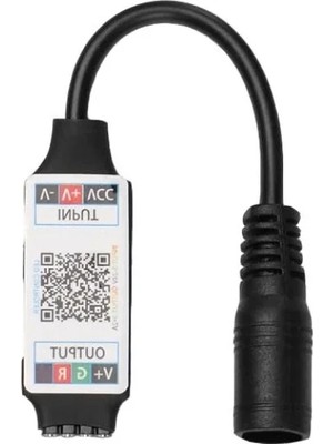 Bluetooth Kontrollü Rgb Şerit LED Kontrol Cihazı - 10 Metreye Kadar