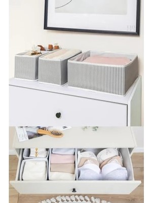 4 Lü Çekmece Düzenleyici - Pratik Organizer Sepet