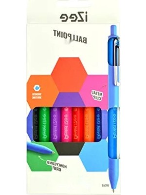 1.0 mm Yağ Bazlı Mekanizmalı Roller Kalem - 8'li Set