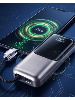 Mulvxkrg KRG02 Type C ve Lightning Destekli Yüksek Kapasiteli Powerbank 13000 Mah (Mulvix)