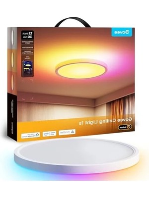 Govee Rgbww + Rgbıc Yuvarlak Akıllı Tavan Armatürü 12 Inç H80A1C01