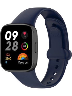 TeknoKapsül Redmi Watch 3 Origin Silikon Kordon - Lacivert