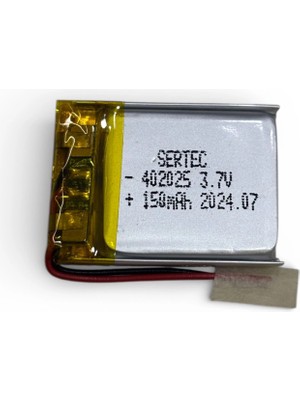 Armüz Sertec 402025 3.7V 150 Mah Li-Polymer Pil (DEVRELI/1.5A)