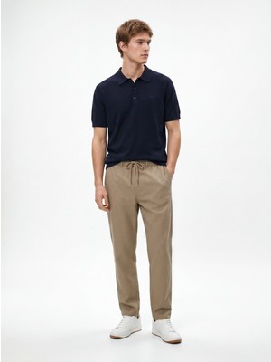 LTB Daralan Paça Basic Bej Pantolon