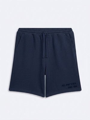 LTB Minimal Baskılı Basic Relaxed Lacivert Şort
