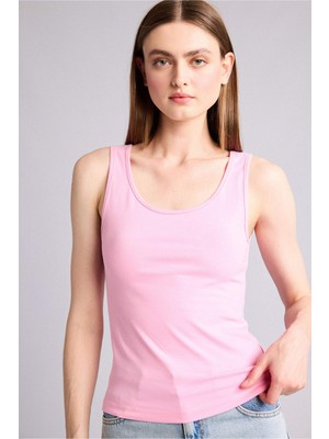 DeFacto Slim Fit Basic Yuvarlak Yaka Atlet I1059AZ26SM