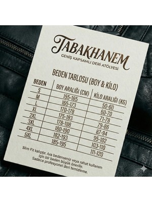 Tabakhanem Erkek Kahverengi Hakiki Deri Kapitone Detaylı Hakim Yaka Mont