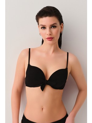 Suwen Önden Bağcıklı Full Dolgulu Bikini Üst