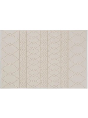 Vivense Kanyon Bukleli Makine Halısı, Beyaz, 80X150, 4900A