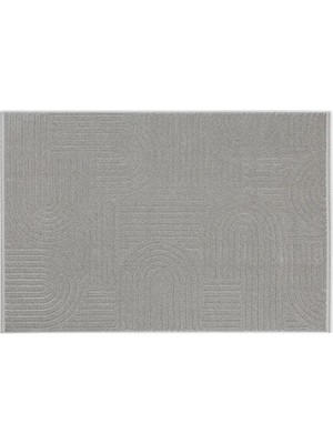 Vivense Kanyon Bukleli Makine Halısı, Gri, 100X200, 4902E