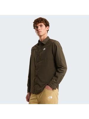 The North Face M Sequoıa Long Sleeve Shırt Green
