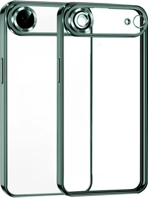 Durukar®   iPhone 17 Air  Lensli Silikon - Yeşil