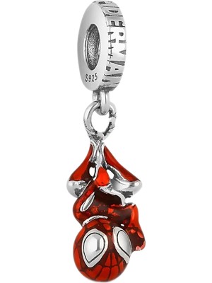 Örümcek Adam Sallantılı 925 Ayar Gümüş Charm