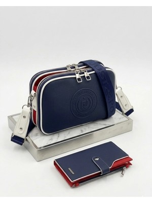 Just Polo Kadın Lakost Ayarlanabilir Askılı Çapraz Omuz Çantası ve Cüzdanı Kombin Shoulder Bag