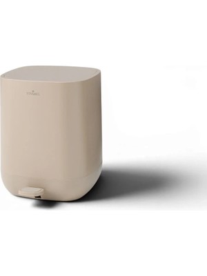 Vivarel Vera Çelik Çöp Kovası - Taupe 7 L