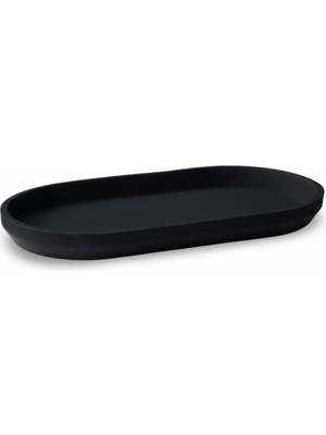 Vivarel Vera Oval Banyo Tepsisi - Siyah