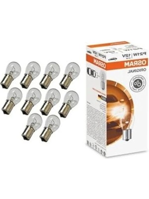 Calperia 12V 93 P21W Stop Sinyal Ampulü, 10 Adet Paket, Orijinal Kalite